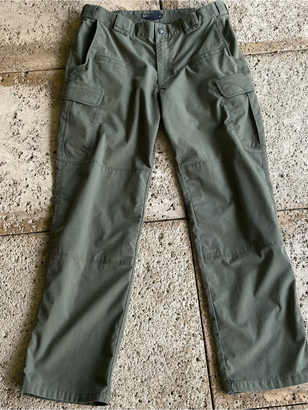 5.11 Tactical Series Pants Mens 32x32 Olive Green Cargo Ripstop